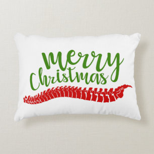 Frohe Weihnachten, Chiropraktische Weihnachten Dekokissen