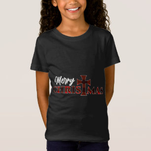 Frohe Weihnachten - Christ Cross Religious Xmas Bu T-Shirt