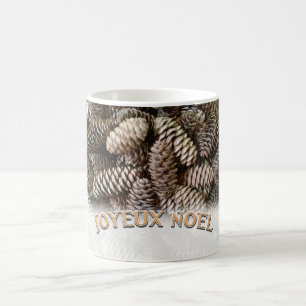 Frohe Weihnachten Christmas Holiday Pine Cone Kaffeetasse