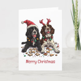 Frohe Weihnachten Cocker Spaniel Hunde