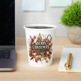 Frohe Weihnachten | Coesy Holiday Aesthet Pappbecher