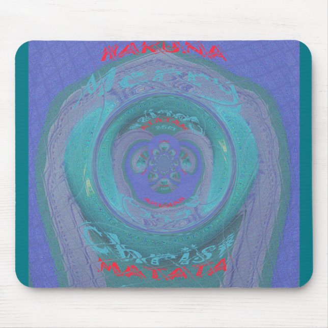 Frohe Weihnachten cool Art Design Text Mousepad (Vorne)