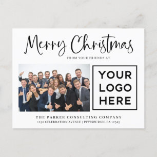 Frohe Weihnachten Corporate Foto und Ihr Logo