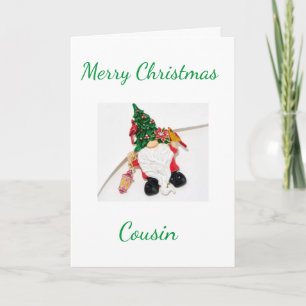 FROHE WEIHNACHTEN **COUSIN** KARTE