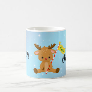 Frohe Weihnachten Cupid Reindeer Kaffeetasse