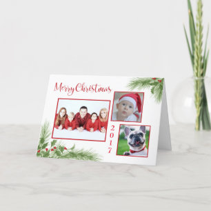 Frohe Weihnachten Custom Foto & Year