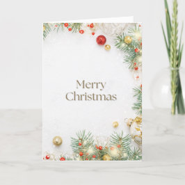 Frohe Weihnachten Dankeskarte