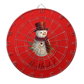 Frohe Weihnachten Dart Board - Feliz Navidad Dartscheibe