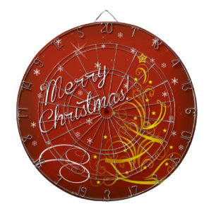 Frohe Weihnachten Dartscheibe