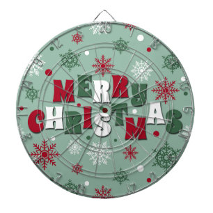 Frohe Weihnachten Dartscheibe