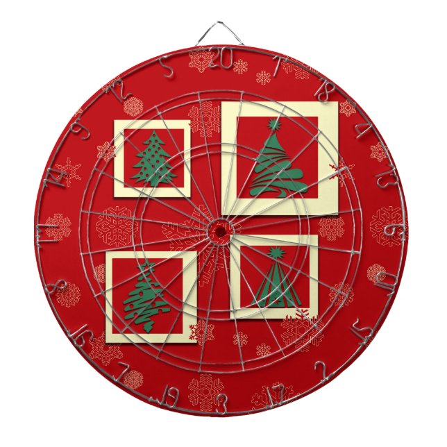 Frohe Weihnachten Dartscheibe (vorne)