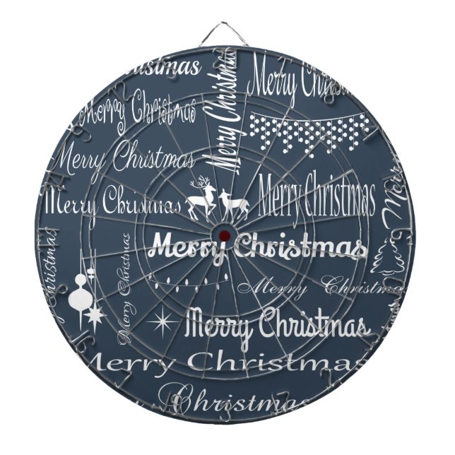 Frohe Weihnachten Dartscheibe (vorne)