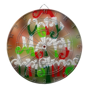 Frohe Weihnachten Dartscheibe