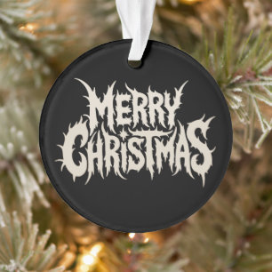 Frohe Weihnachten Death Black Metal Goth Musik Xma Ornament