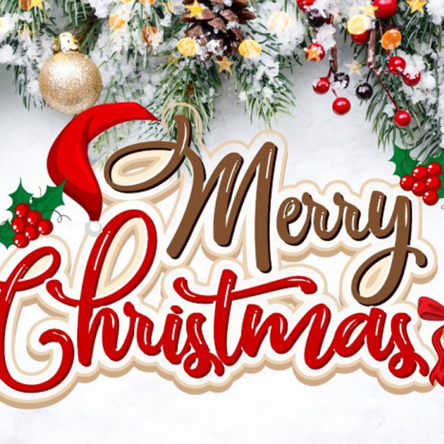 Frohe Weihnachten dekoriert Trinkbehälter Set Whiskyglas (Merry Christmas Holiday Drinking Glasses!)