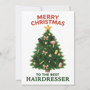 Frohe Weihnachten dem besten Friseur Xmas