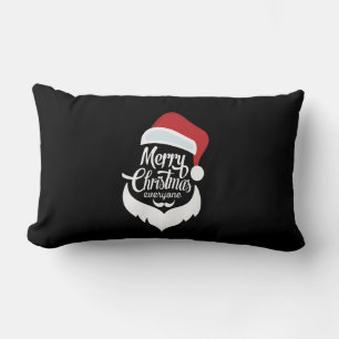 Frohe Weihnachten Der Weihnachtsmann sagt frohe Lendenkissen