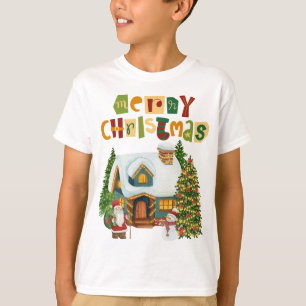 Frohe Weihnachten Der Weihnachtsmann sagt frohe T-Shirt