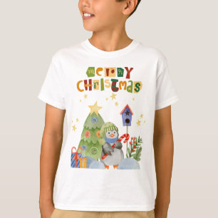 Frohe Weihnachten   Der Weihnachtsmann sagt frohe  T-Shirt