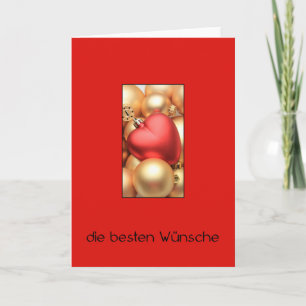 Frohe Weihnachten Deutsche Weihnachtskarte