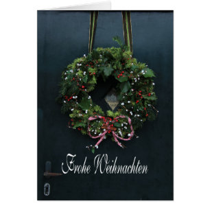 Frohe Weihnachten Deutsche Weihnachtskarte