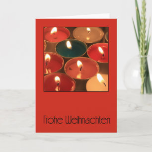 Frohe Weihnachten Deutsche Weihnachtskarte