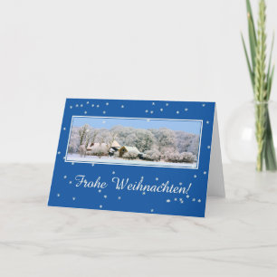 Frohe Weihnachten deutsche Weihnachtskarte