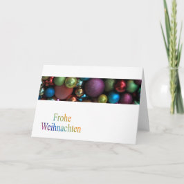 Frohe Weihnachten Deutsche Weihnachtskarte