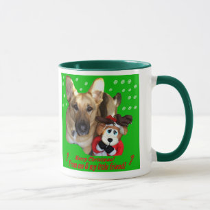 Frohe Weihnachten Deutscher Schäferhund Tasse