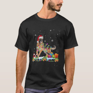 Frohe Weihnachten Deutscher Schäferhund Weihnachts T-Shirt