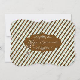 Frohe Weihnachten Diagonal Stripe Urlaub