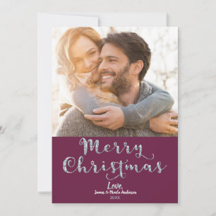 Frohe Weihnachten Diamond Berry Pink Holiday Foto