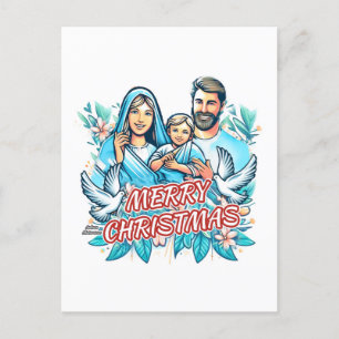 Frohe Weihnachten - Die heilige Familie - Geburt