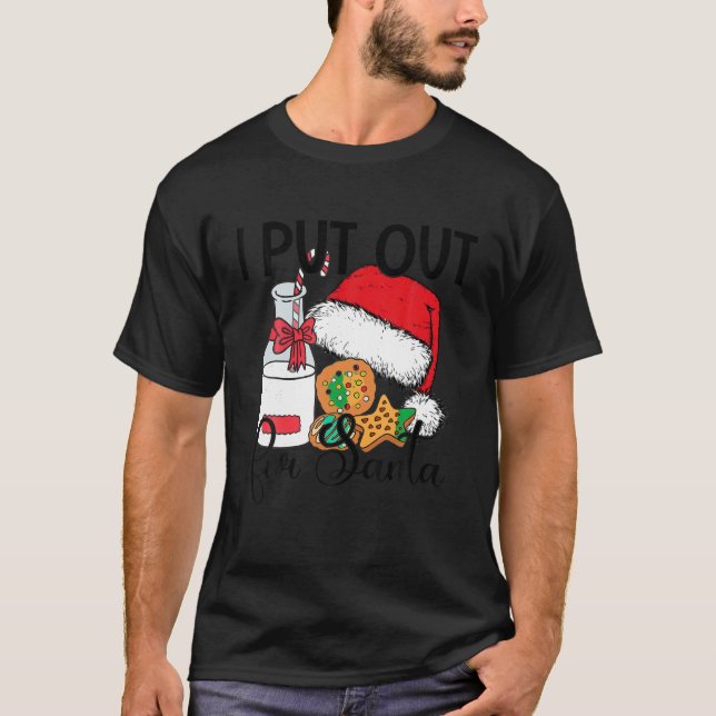 Frohe Weihnachten, die ich für Weihnachtskekse und T-Shirt (Vorderseite)
