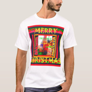 Frohe Weihnachten Die Welt um mich ist froh, zu ha T-Shirt