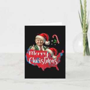 Frohe Weihnachten Donald Trump Red Coverage Karte