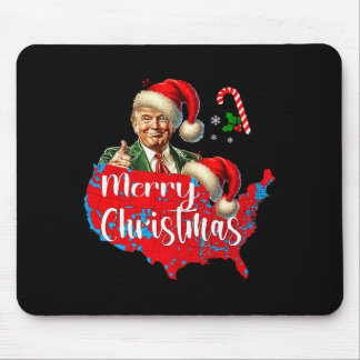 Frohe Weihnachten Donald Trump Rote Abdeckungskart Mousepad