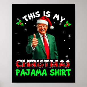 Frohe Weihnachten Donald Trump Santa Das Ist Mein Poster