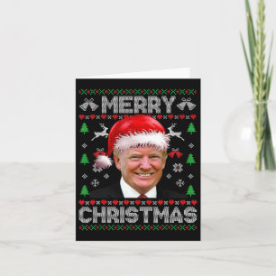 Frohe Weihnachten Donald Trump Weihnachtsfamilie X Karte