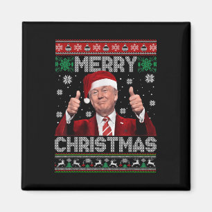 Frohe Weihnachten Donald Trump Weihnachtsfamilie X Magnet