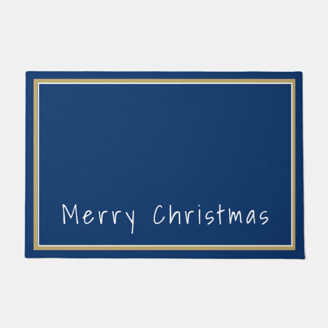 Frohe Weihnachten Doormat Fußmatte (Vorderseite)