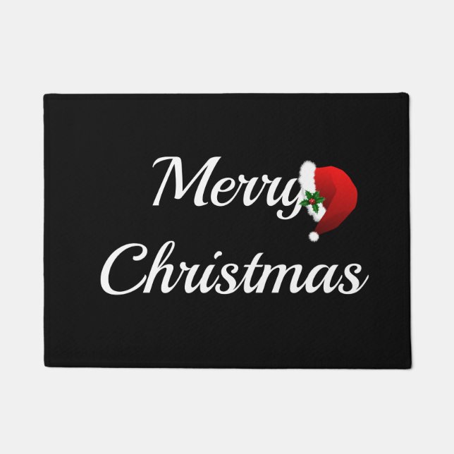Frohe Weihnachten Doormat Fußmatte (Vorderseite)