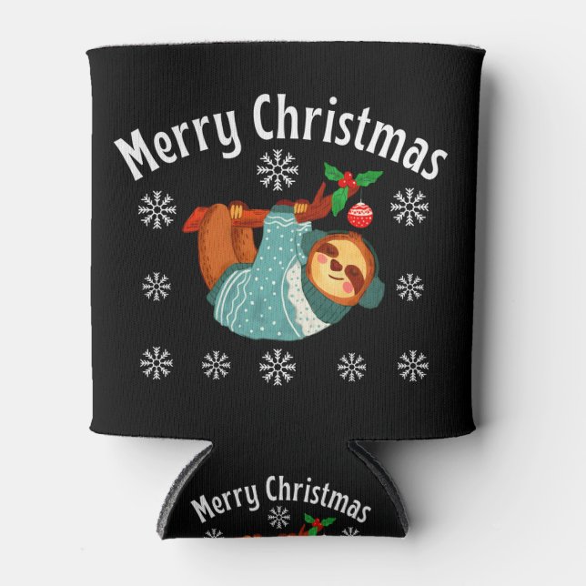 Frohe Weihnachten Dosenkühler (Vorderseite)