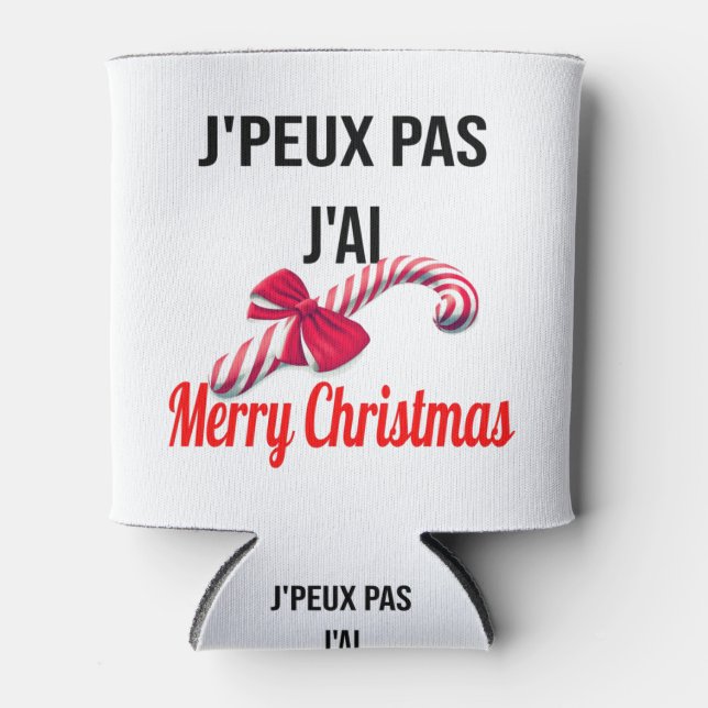 Frohe Weihnachten Dosenkühler (Vorderseite)