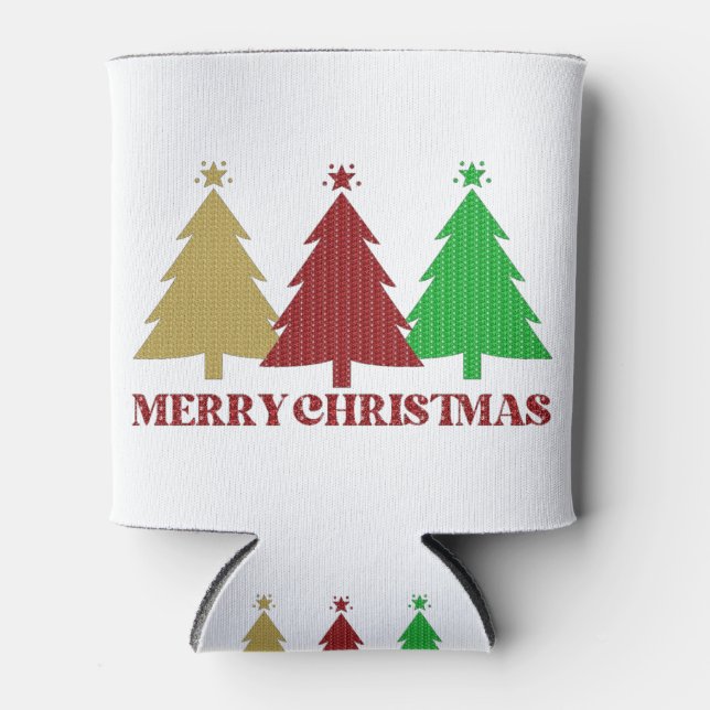 Frohe Weihnachten Dosenkühler (Vorderseite)