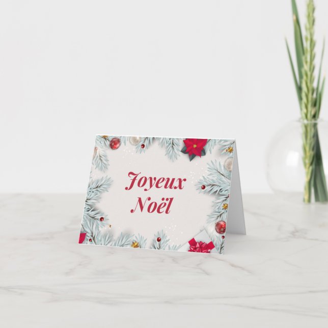 Frohe Weihnachten Double Card for Annual Parties (Vorderseite)