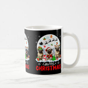 Frohe Weihnachten Drei Santa Elf Reindeer Rottweil Kaffeetasse