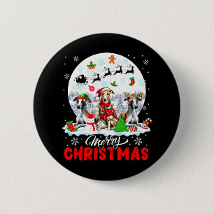 Frohe Weihnachten Drei Weihnachtsweiden Rentierwhi Button