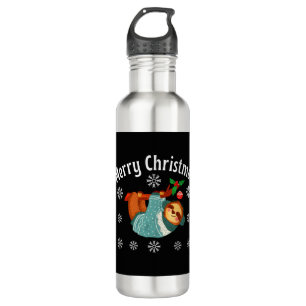 Frohe Weihnachten Edelstahlflasche