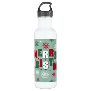 Frohe Weihnachten Edelstahlflasche